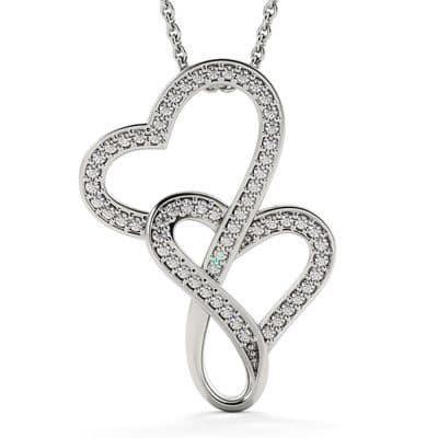 Double Hearts Necklace