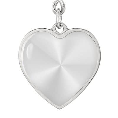 Heart Keychain (Silver)