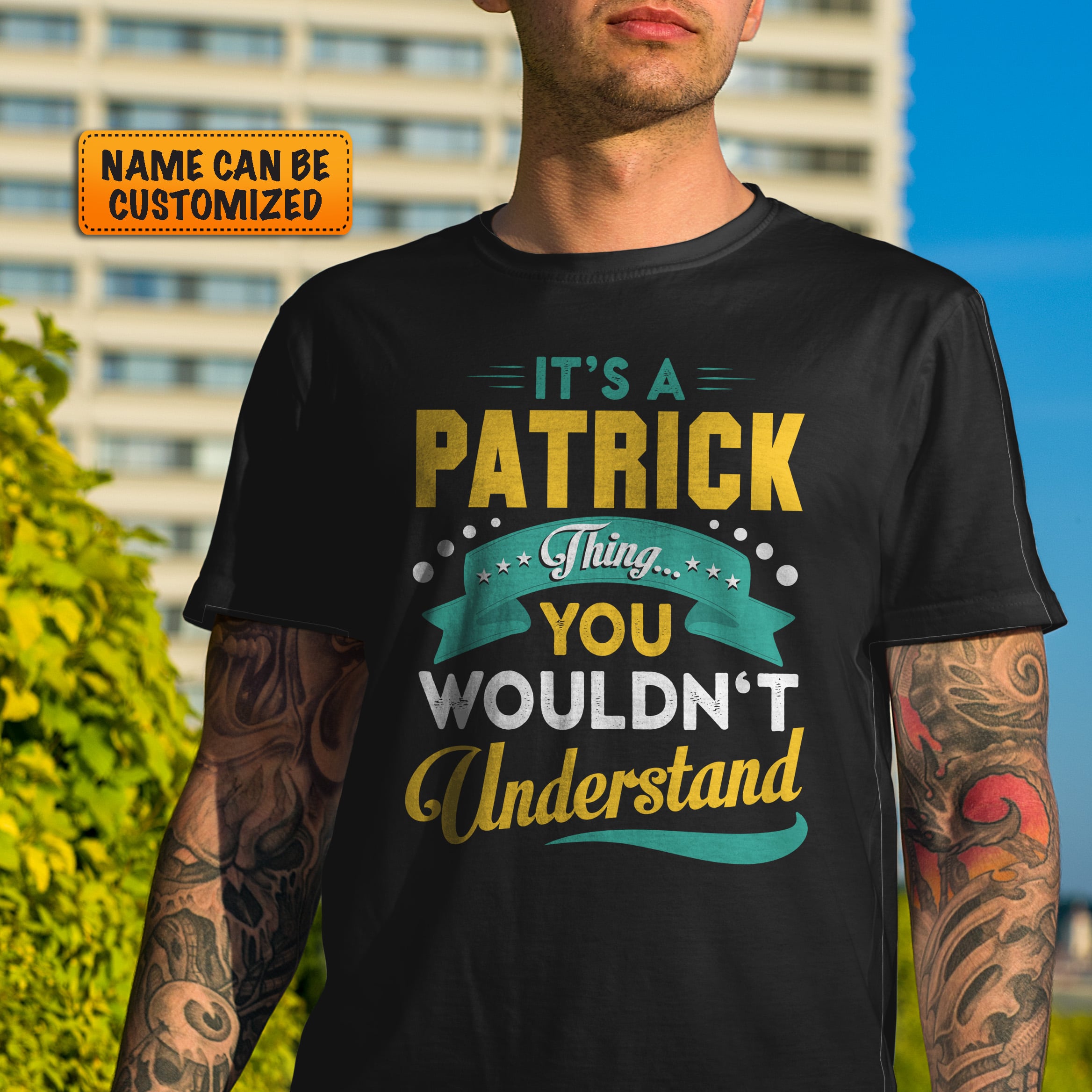 Alternative view of Personalized Name Shirt It's Your Name Thing You Wouldn't Understand Customized T-Shirt