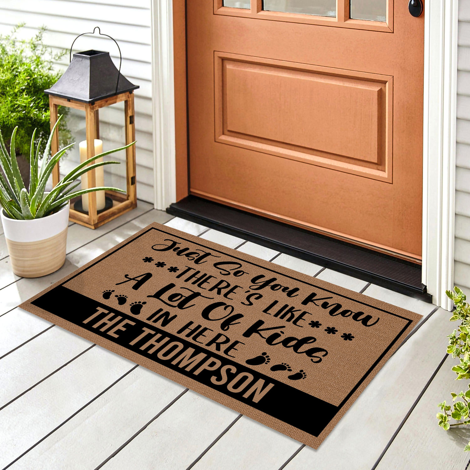 2VT. Just So You Know-sample design Doormat mockup 8