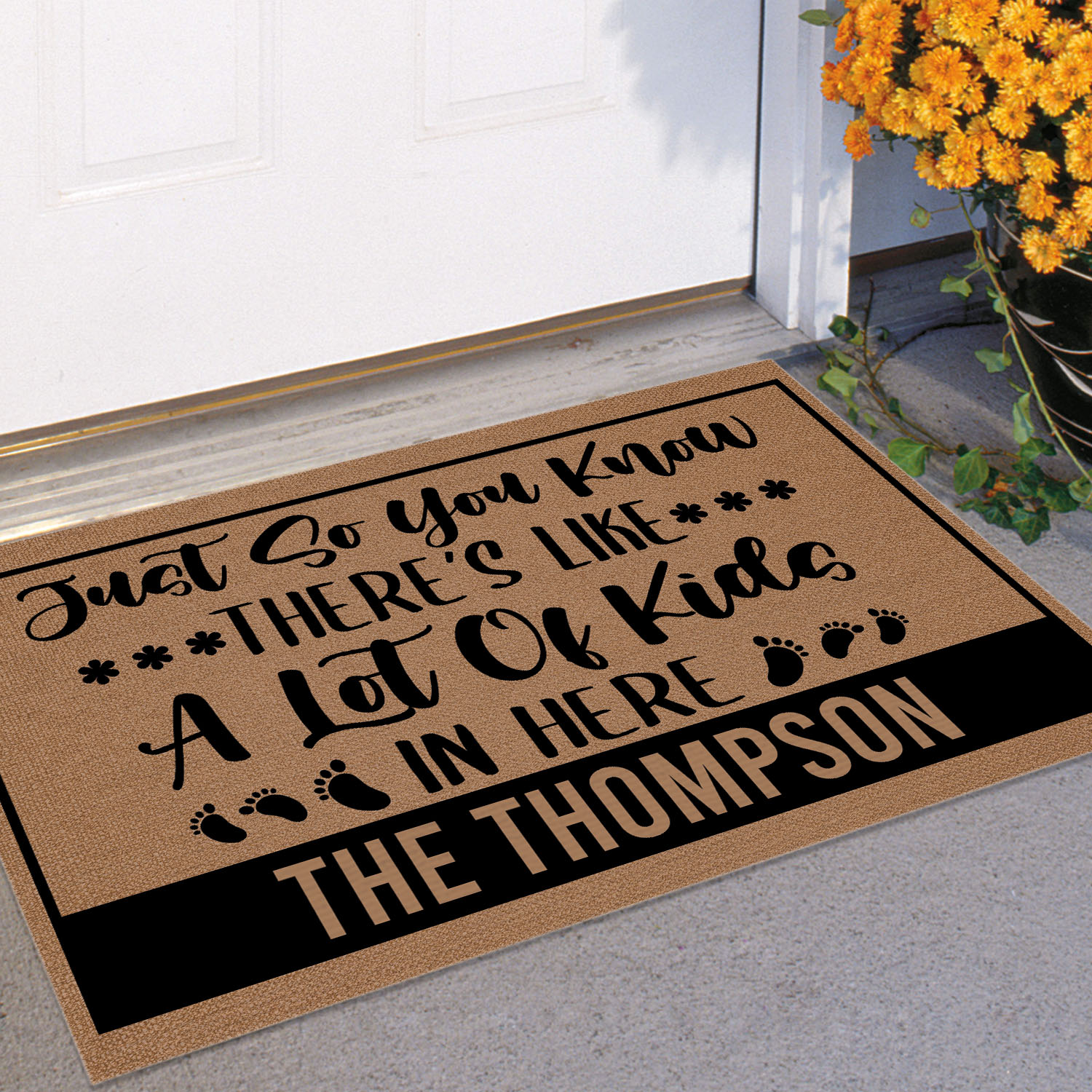 2VT. Just So You Know-sample design Doormat Mockup 11