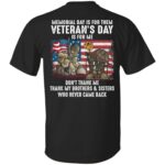 2Th. Memorial Day Is For Them 2, Black, Unisex T-Shirt
