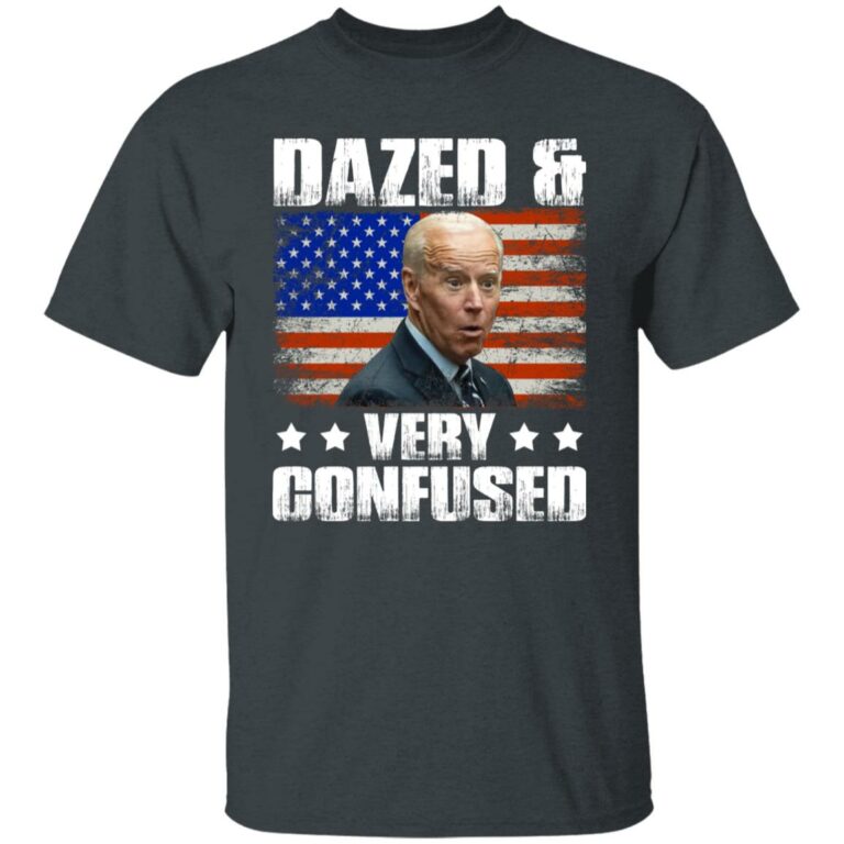 5VT. Biden Dazed Anc Confused, Dark Heather,