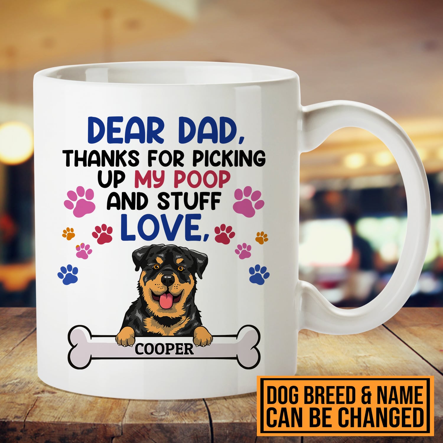 2VT. Dear Dad Thanks For Picking mug mk3