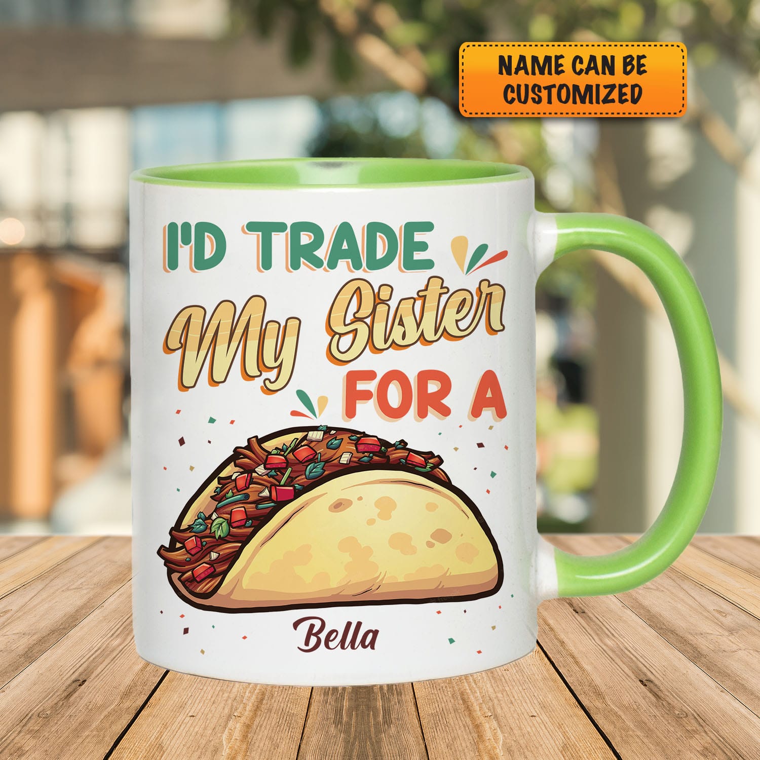 2VT. Taco Trade My Sister mug mk7