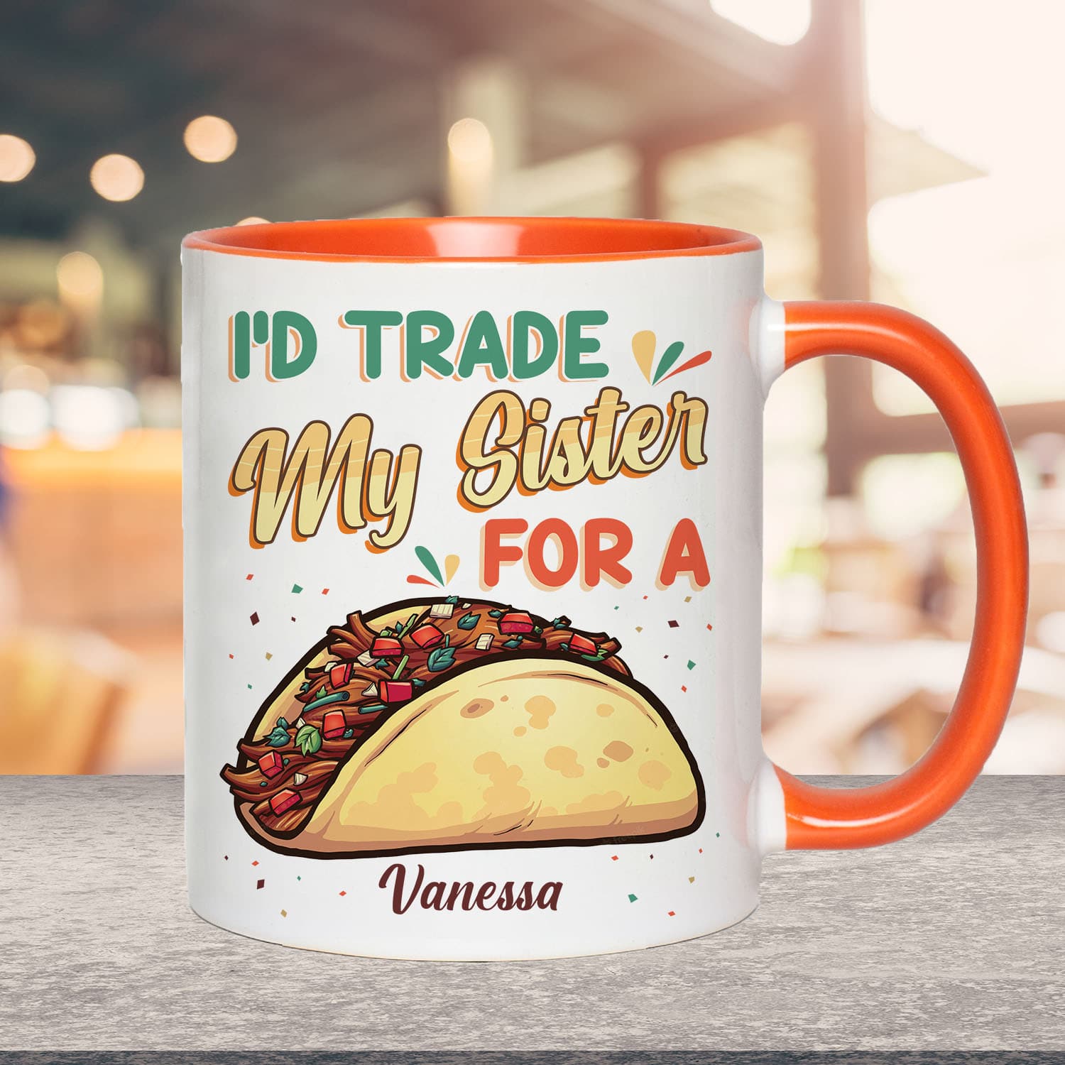 2VT. Taco Trade My Sister mug mk8