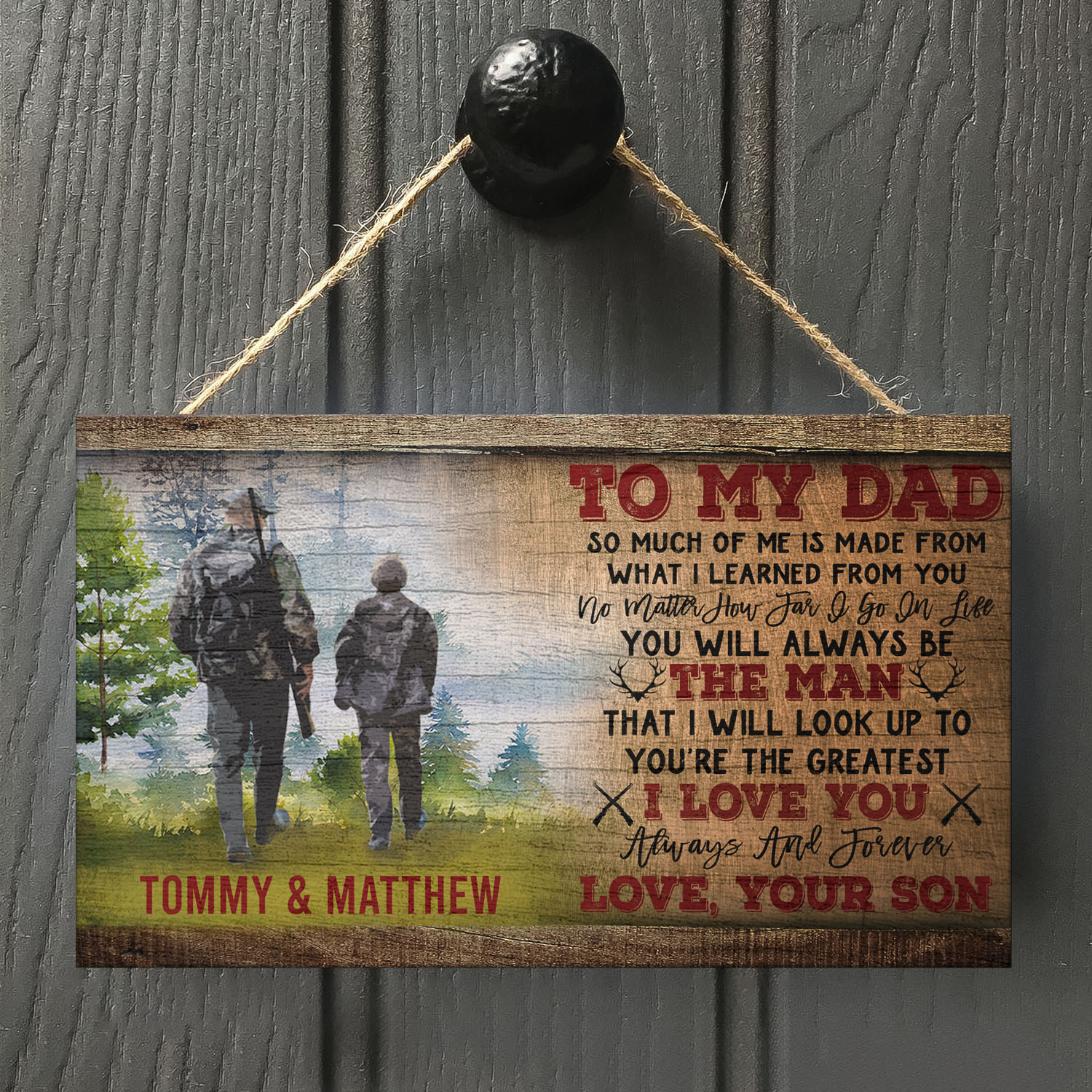 3VT. Hunting To My Dad-sample design Mockup 8