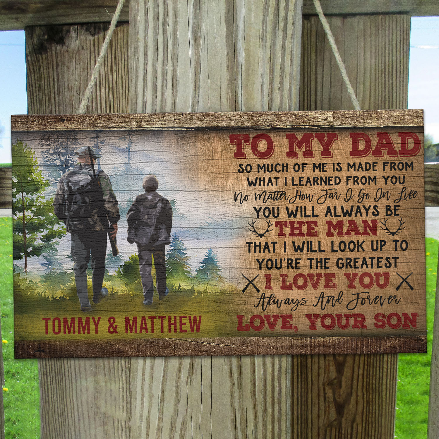 3VT. Hunting To My Dad-sample design Mockup 11