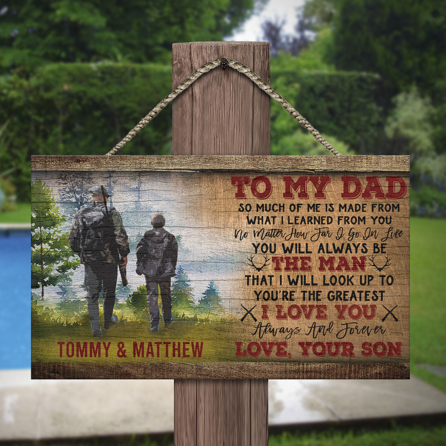 3VT. Hunting To My Dad-sample design Mockup 12