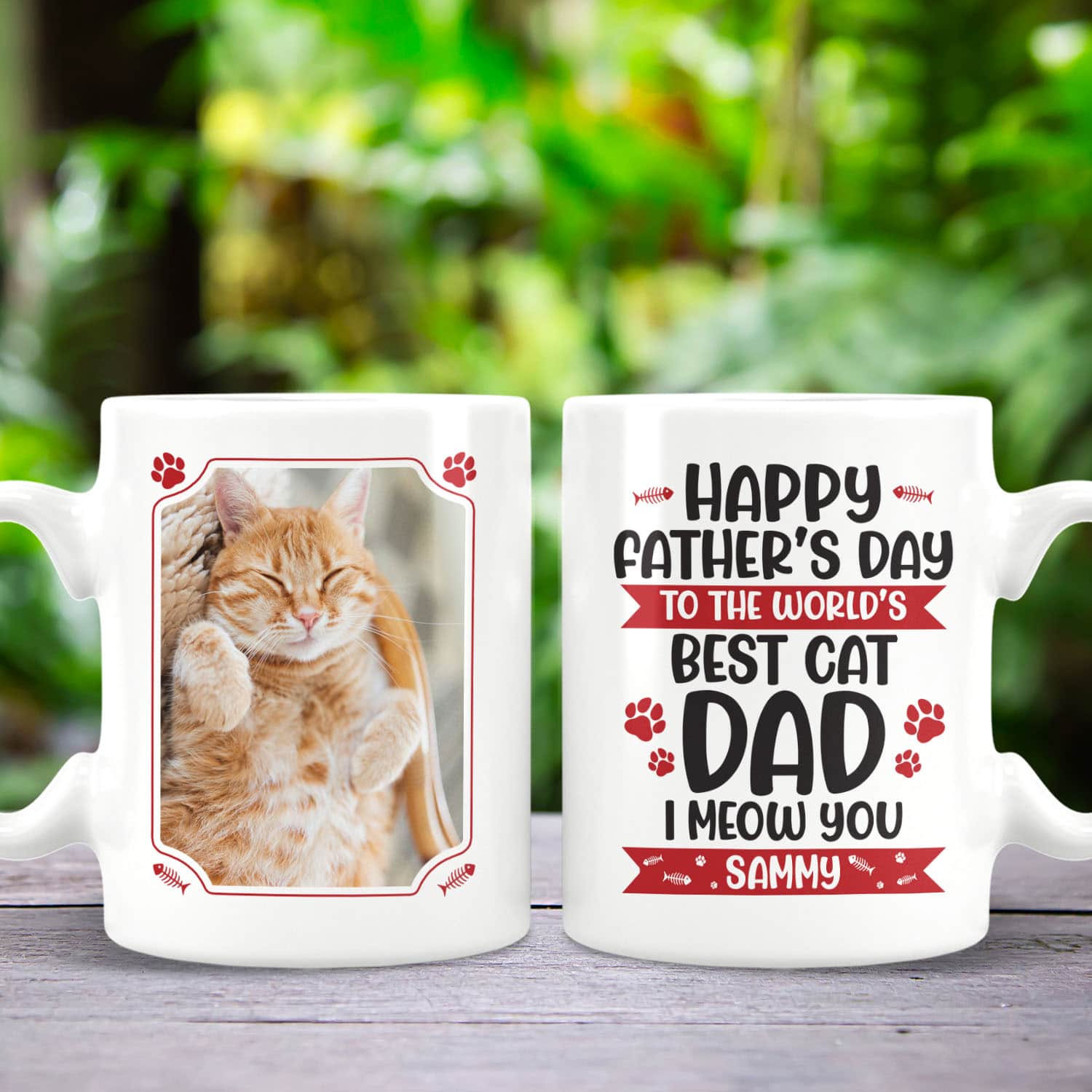 6VT. World's Best Cat Dad mug mk4