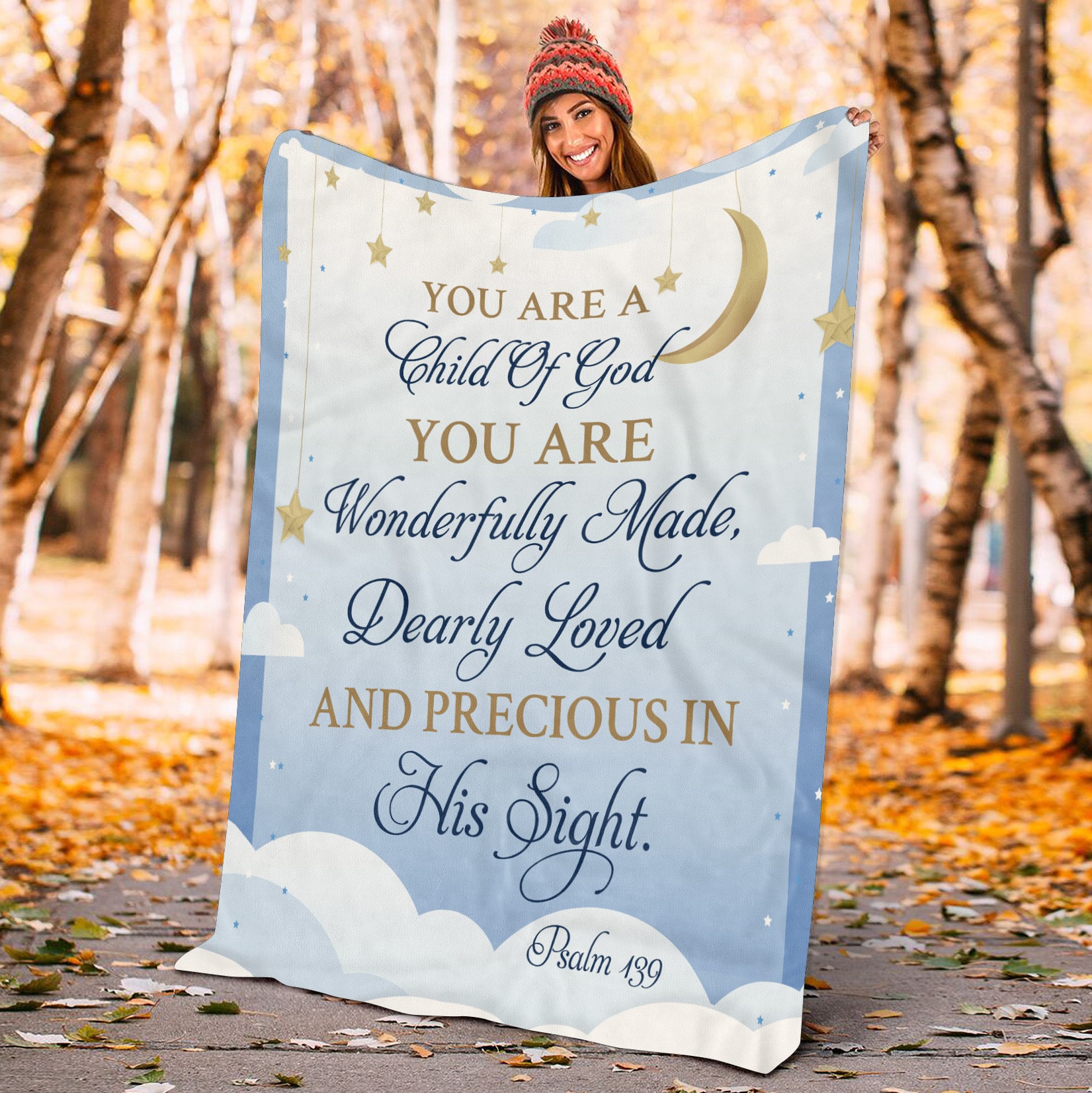 1. Child of God Blanket Mockup 7