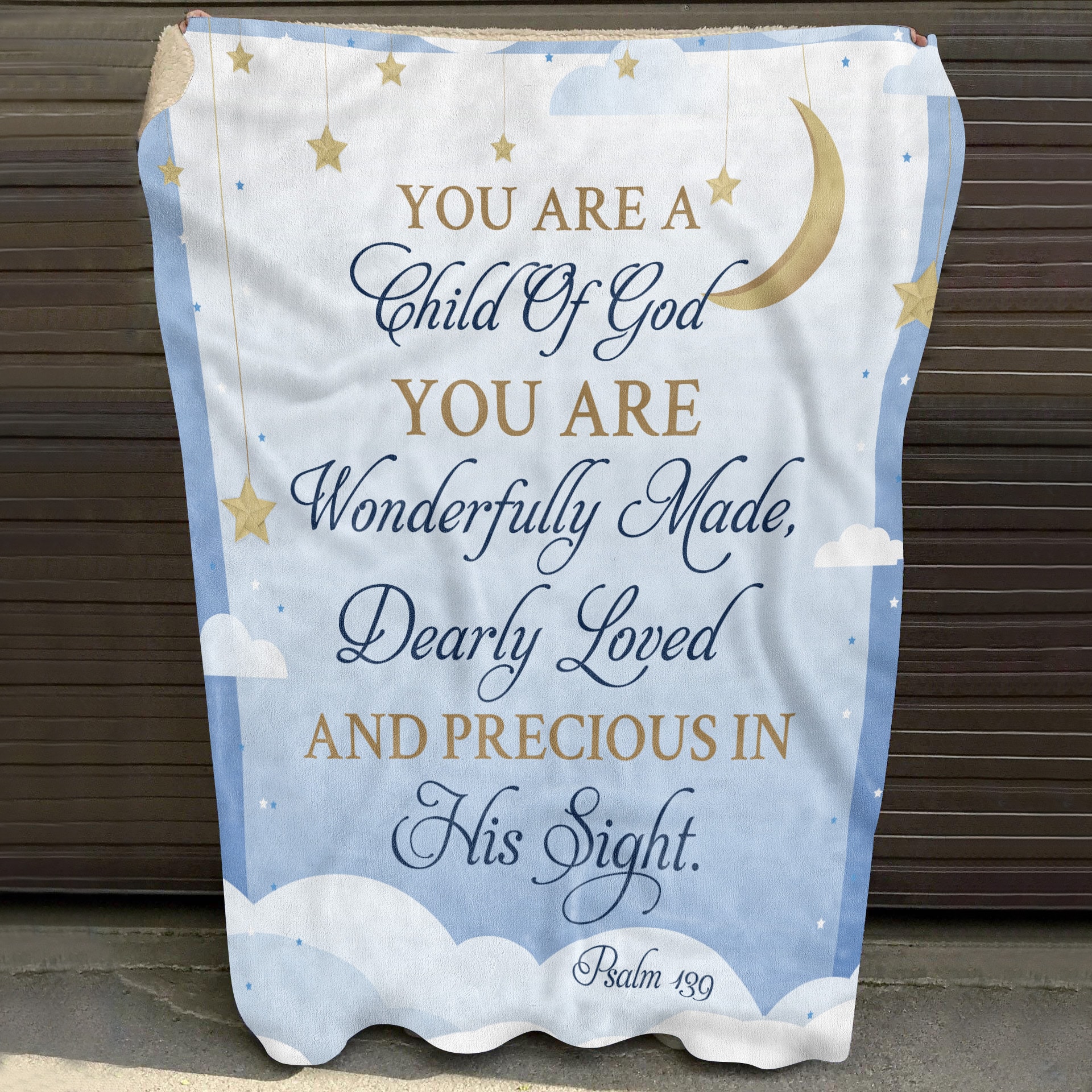 1. Child of God Blanket Mockup 10