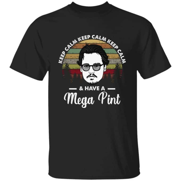 7O. Keep Calm 3, Black, Unisex T-Shirt