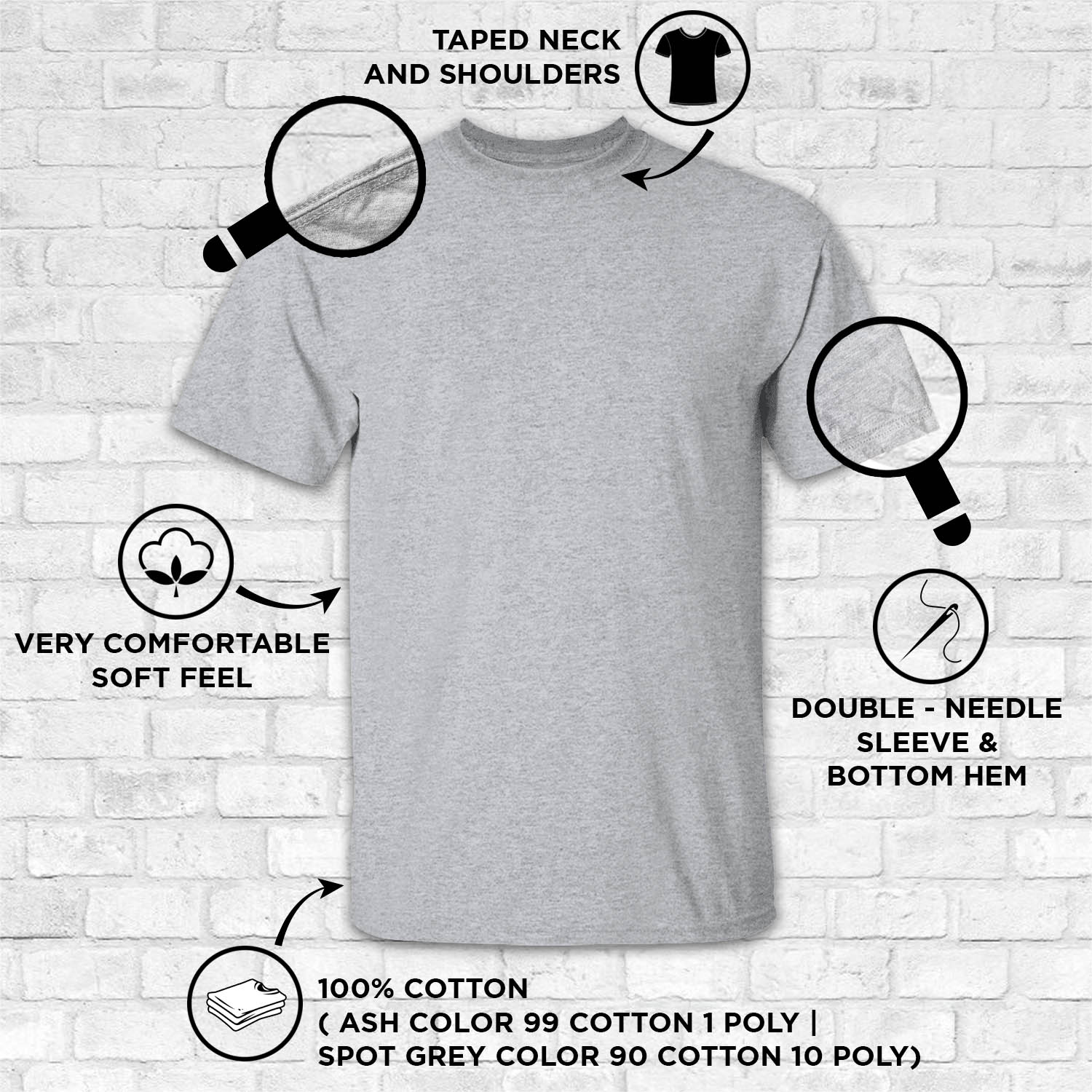 7O. Keep Calm-T-Shirt Key Features Mockup-Mockup 1