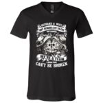 8Th. Husband and Wife, Black, V-Neck T-Shirt