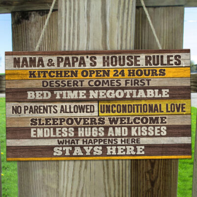 Wooden Door Sign