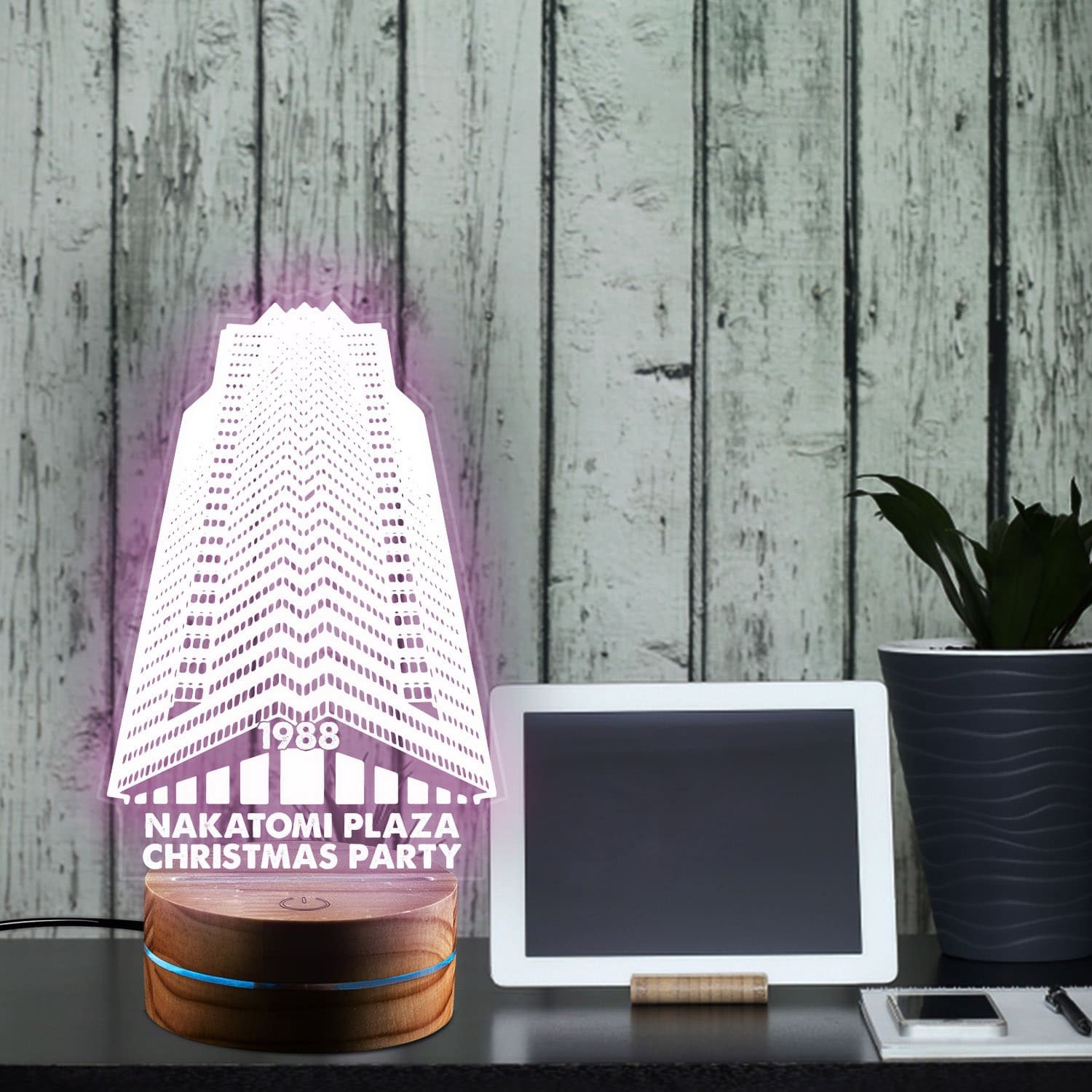 Alternative view of Nakatomi Plaza Christmas Party 1988 Led Light - Bedroom Decor