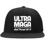 STC19 Flat Bill High-Profile Snapback Hat, Black, Flat Bill Premium Snapback