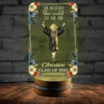 Personalized Graduation Gift She Believed She Did Class Of 2023 Custom Night Light - Graduation Gifts Masters LED Light for Daughter Son Niece
