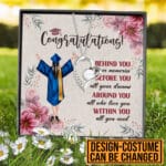Personalized Graduation Gift Behind All Your Memories Class Of 2023 Custom Sterling Pendant Necklace - Graduation Gifts Masters for Daughter Son Niece