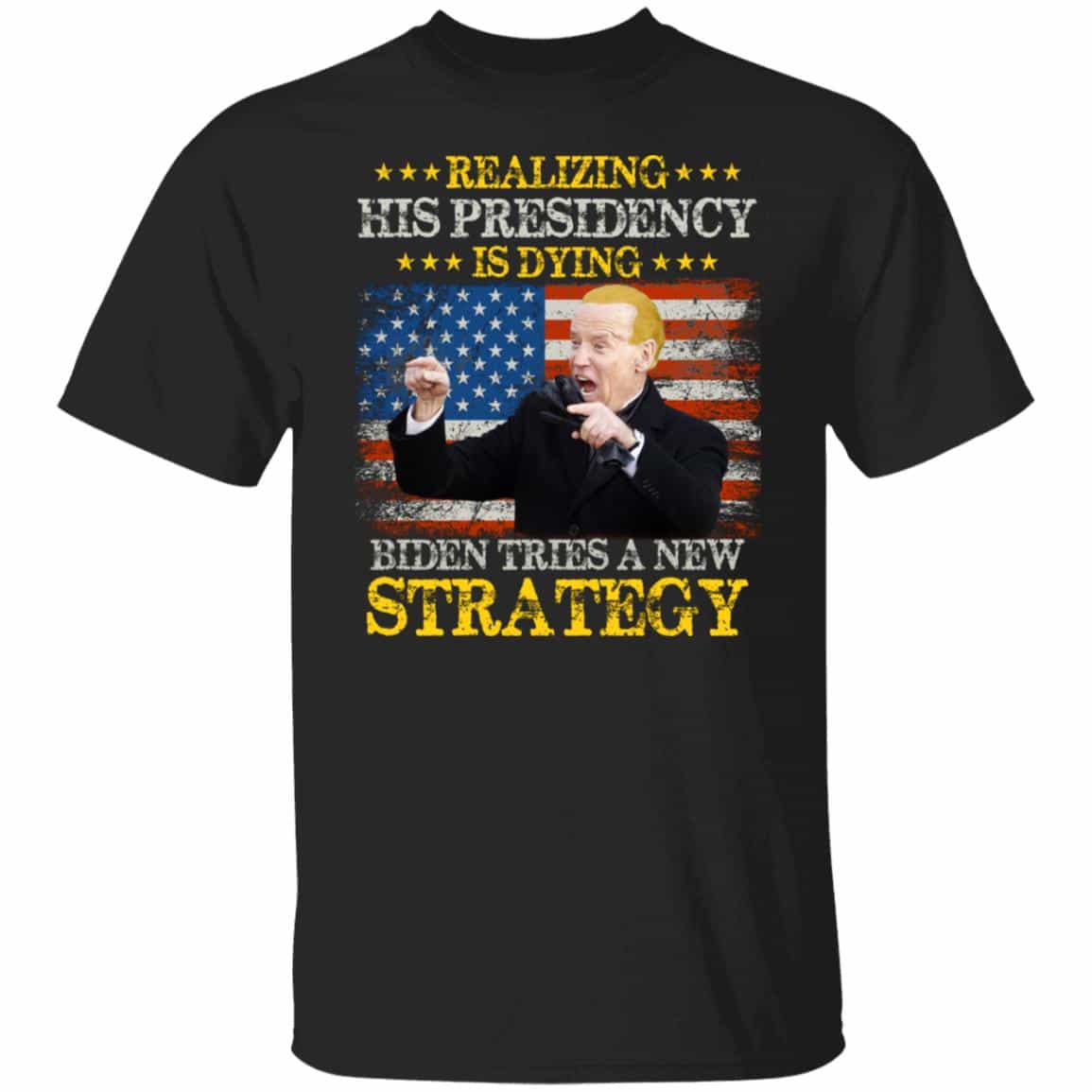 4VT. Realizing His Presidency 3, Black, Unisex T-Shirt