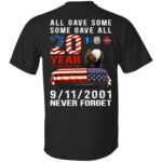 2O. All Gave Some 3, Black, Unisex T-Shirt