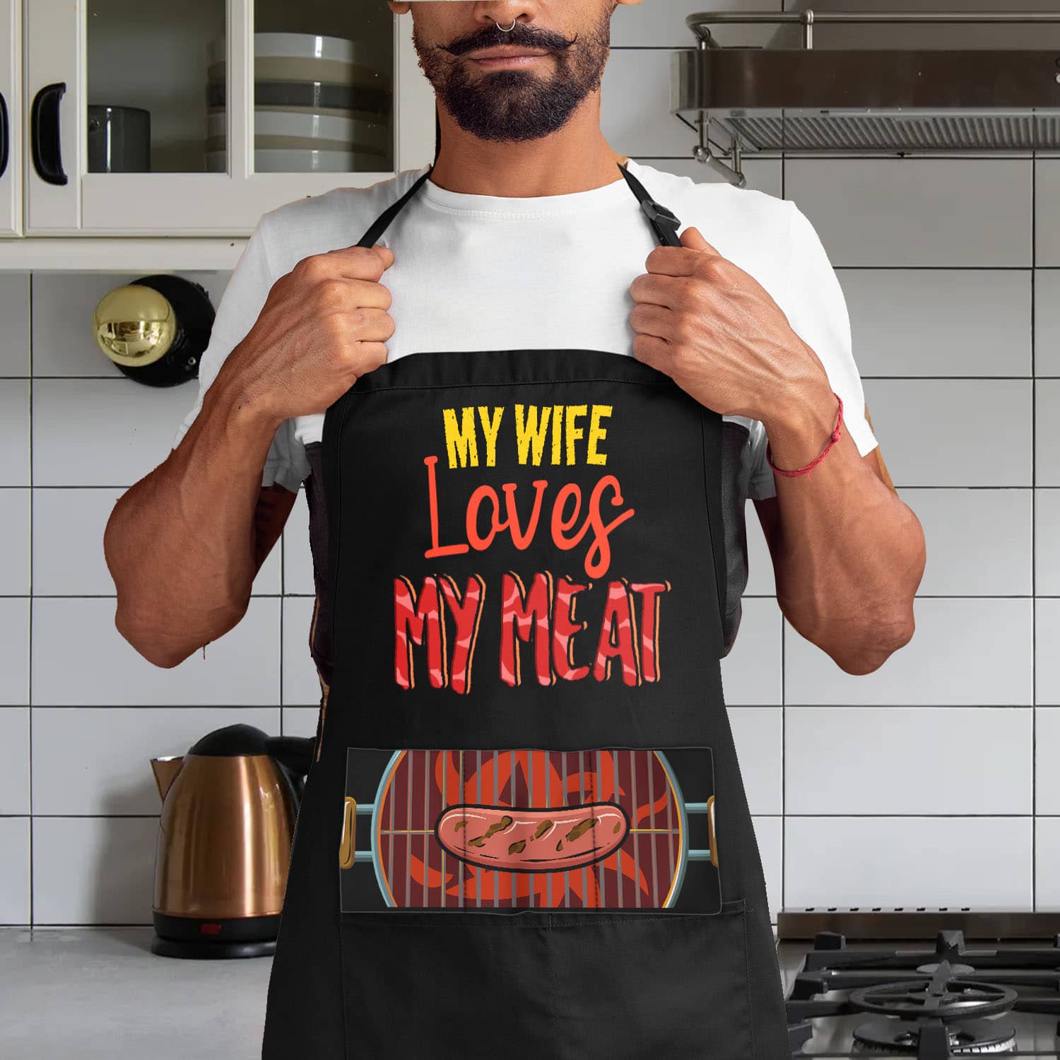 6VT. Loves My Meat apron mk2