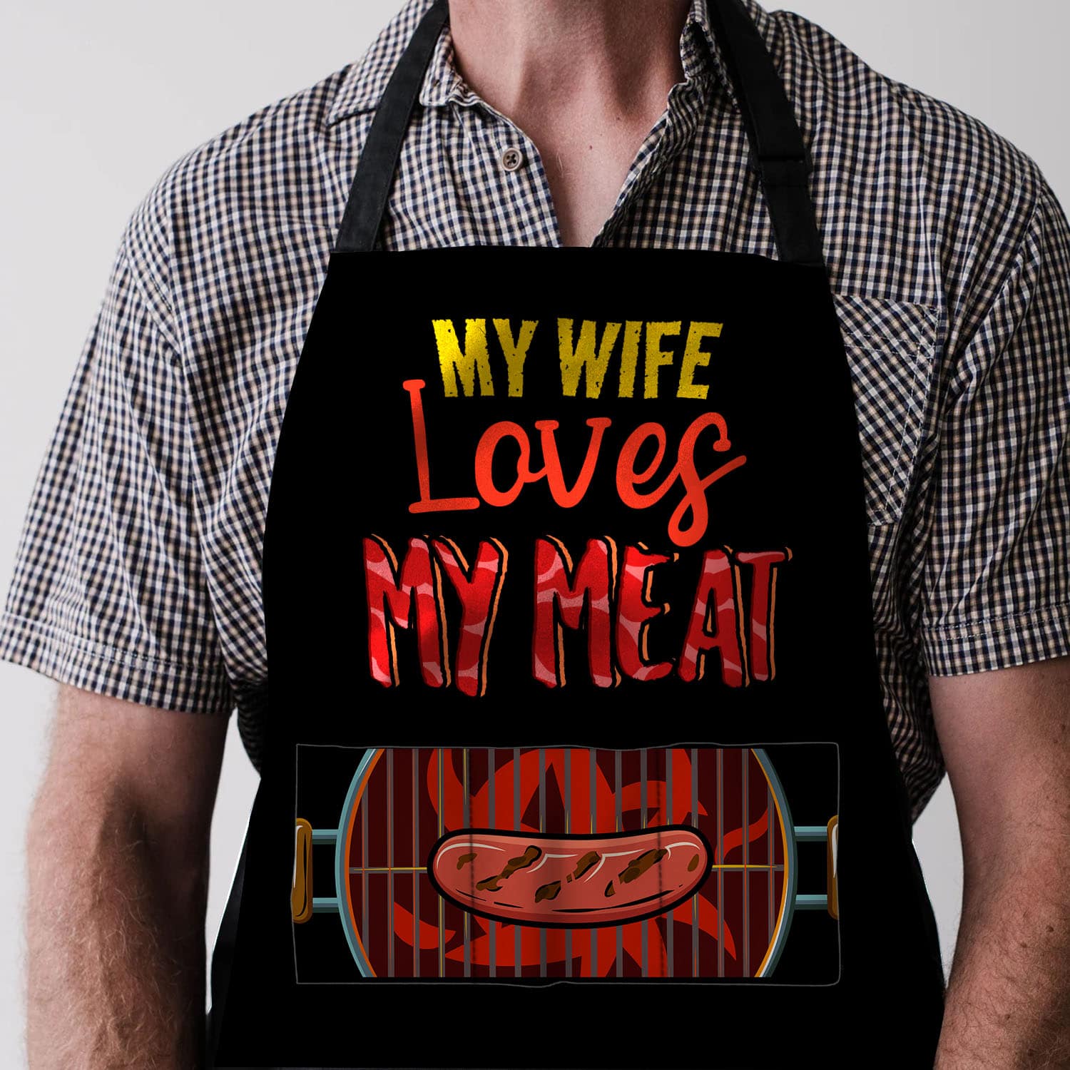 6VT. Loves My Meat apron mk3