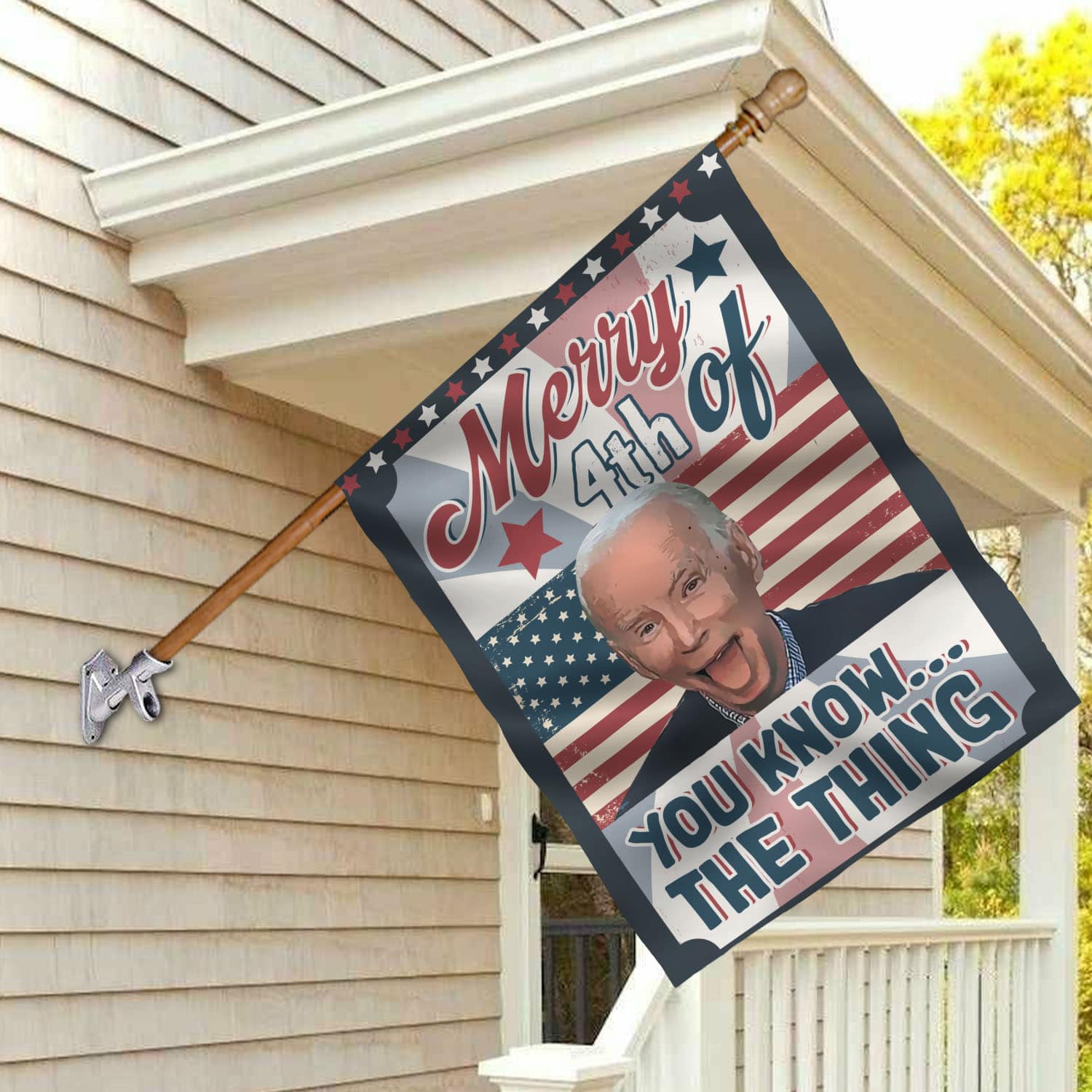 5VT. Biden Merry 4th Of (30x40) House Flag Mockup 2