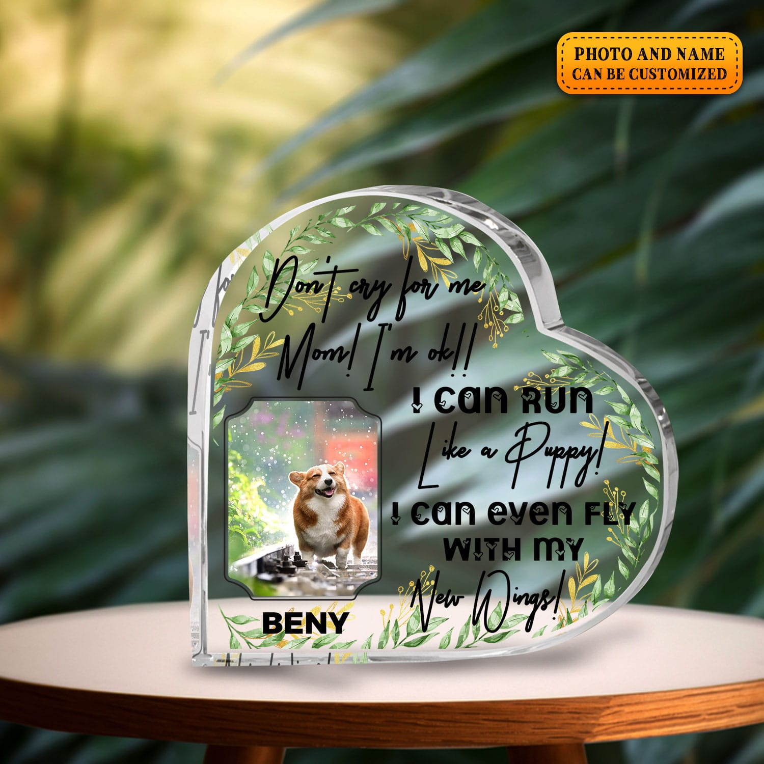 3VT. Dog Don't Cry For Me Plaque mk4