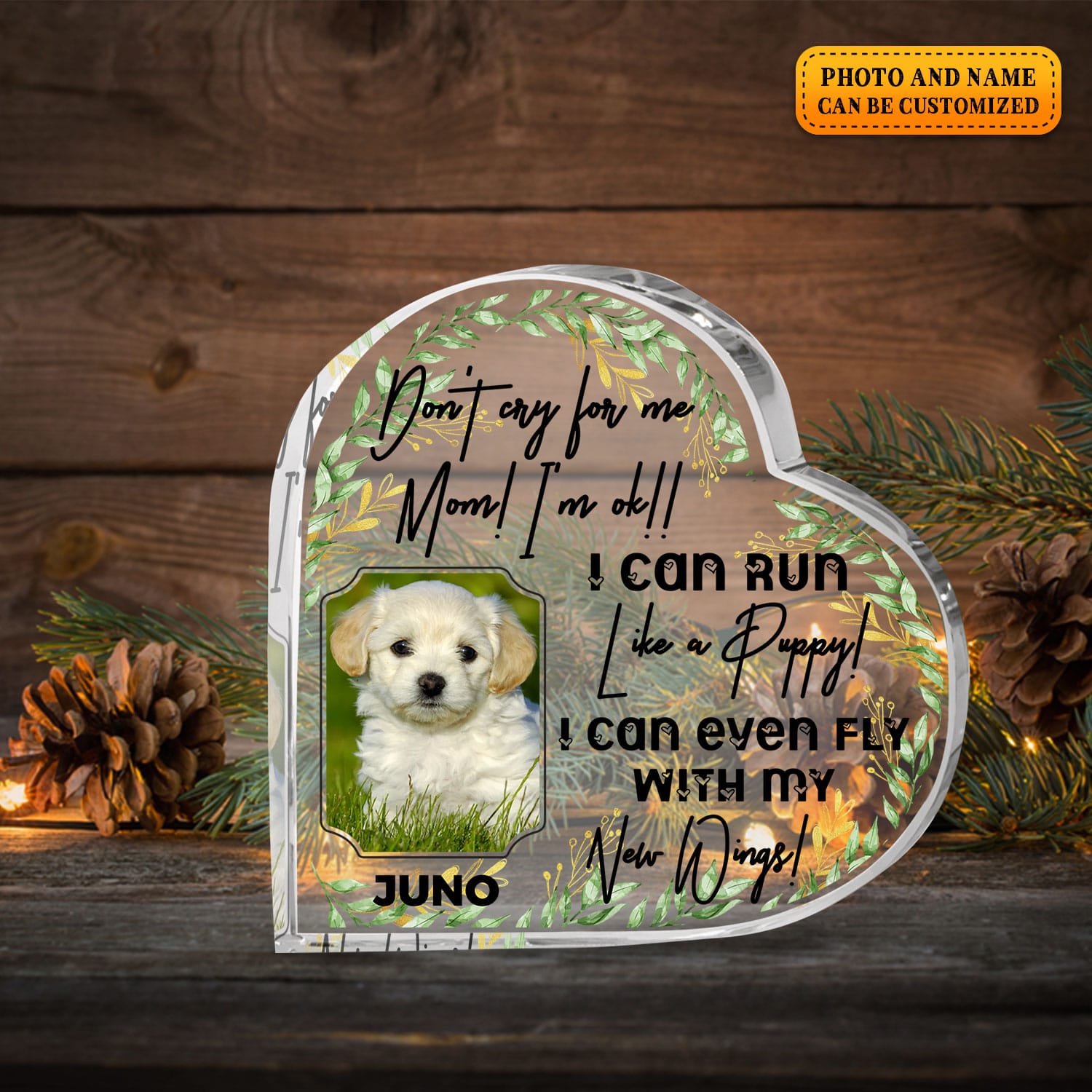 3VT. Dog Don't Cry For Me Plaque mk5