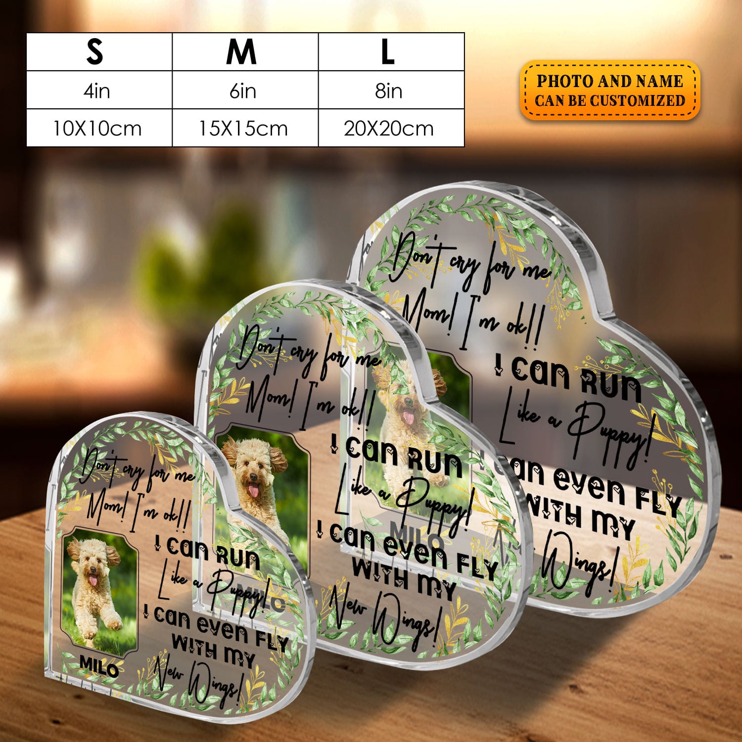 3VT. Dog Don't Cry For Me Plaque mk6