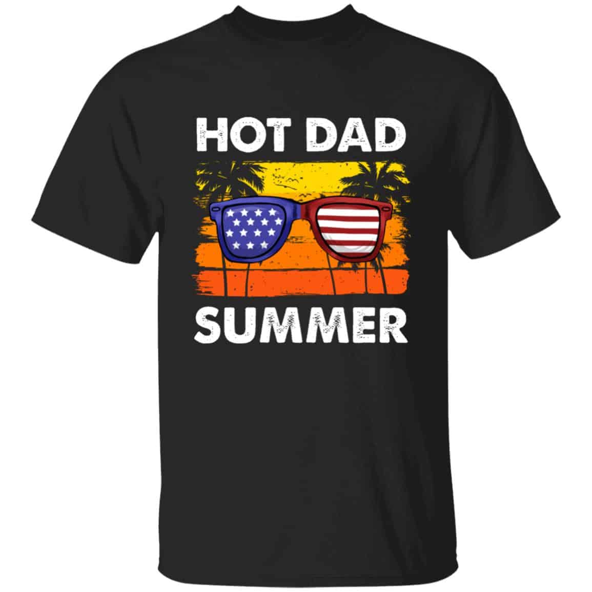 Hot Dad 3, Black, Unisex T-Shirt