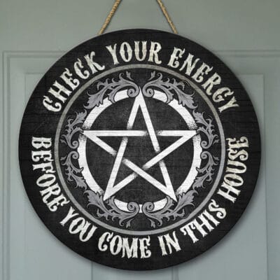 Wooden Door Sign