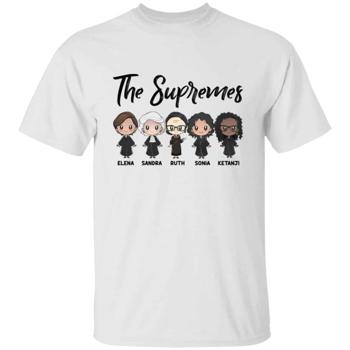 5. The Supremes (20) 3, White, Unisex T-Shirt