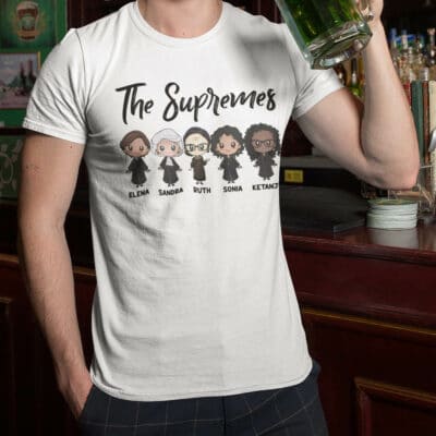 Alternative view of THE SUPREMES Ketanji Brown Jackson RBG Sotomayor cute T-Shirt