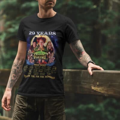 Alternative view of Hocus Pocus 29 Years Anniversary Memories Halloween T-Shirt - Hocus Pocus 2 Three Witch Squad Shirt