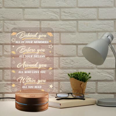 Alternative view of Behind All Your Memories Class Of 2023 Graduation Gifts Night Light - Grad Gifts Masters LED Light for Daughter Son Niece
