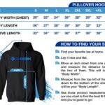 CubeBik Pullover Hoodie Size Chart