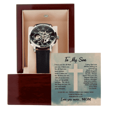 To My Son I Love You for All that You Are - Graduation Christian Gift