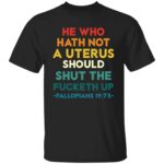 he 1, Black, Unisex T-Shirt