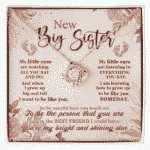 New Big Sister My Little Eyes Are Watching All You Say And Do Pendant Necklace - Big Sister Gift From New Baby