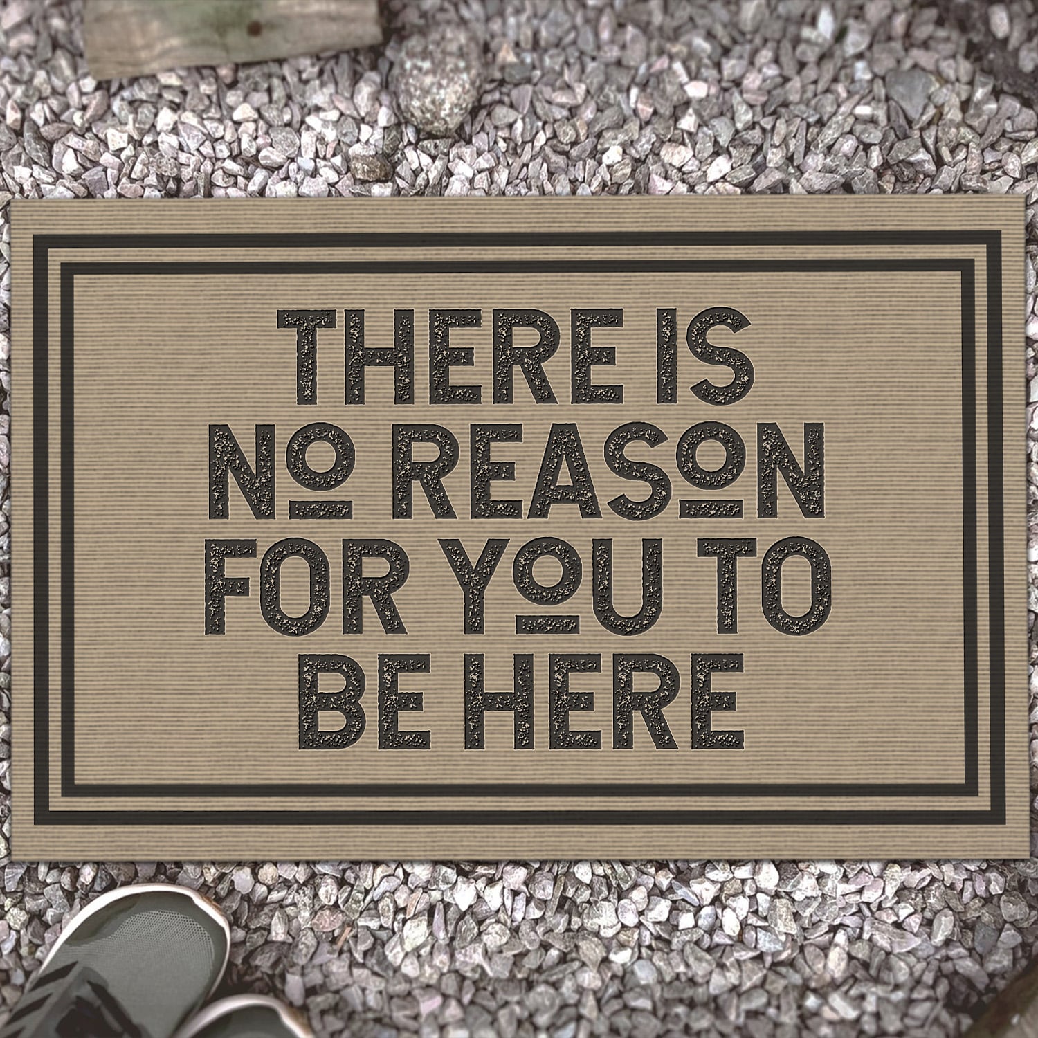 7P. No reason here Doormat mockup 13
