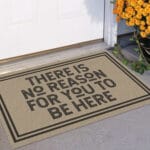 7P. No reason here Doormat mockup 11