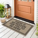 7P. No reason here Doormat mockup 8