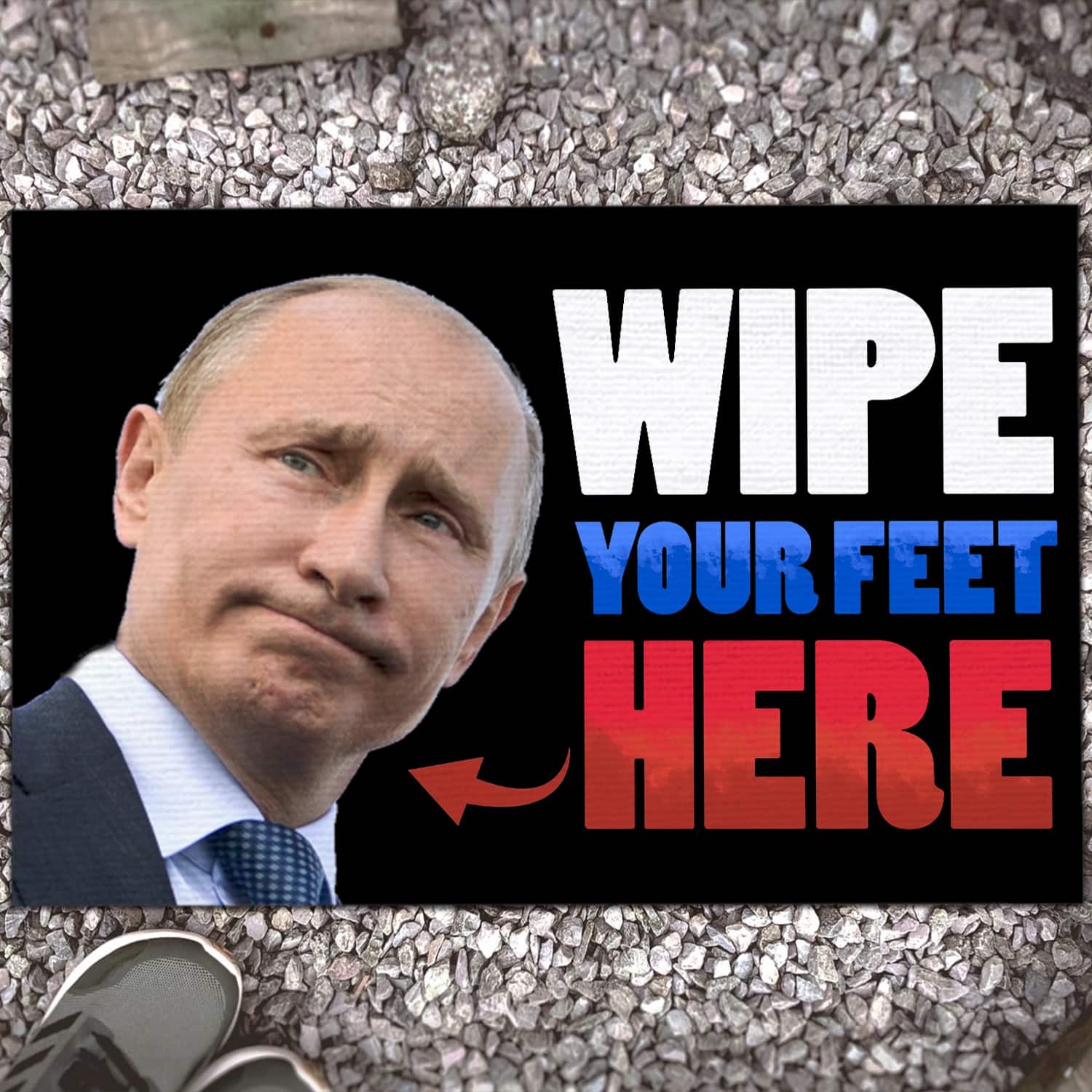 4P. Wipe feet putin Doormat mockup 13