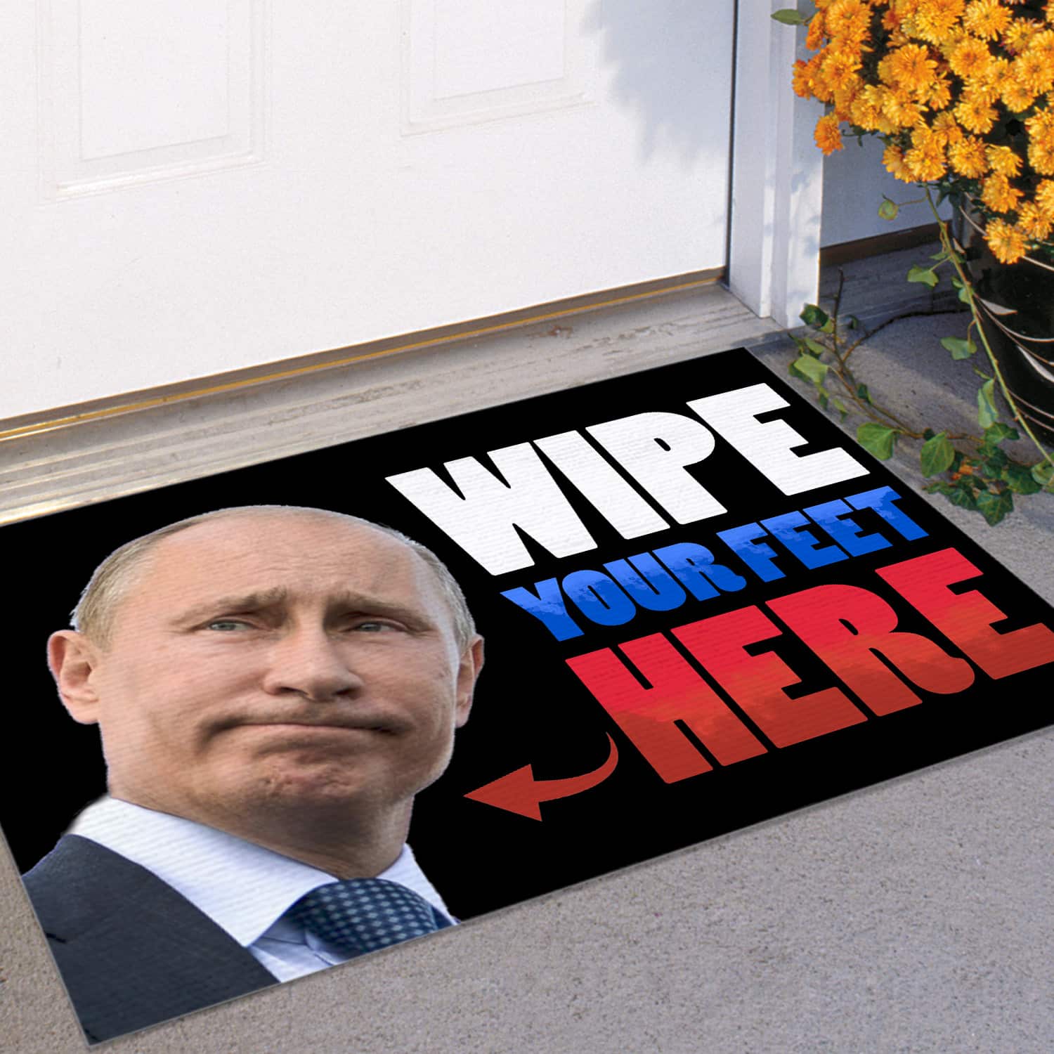 4P. Wipe feet putin Doormat mockup 11
