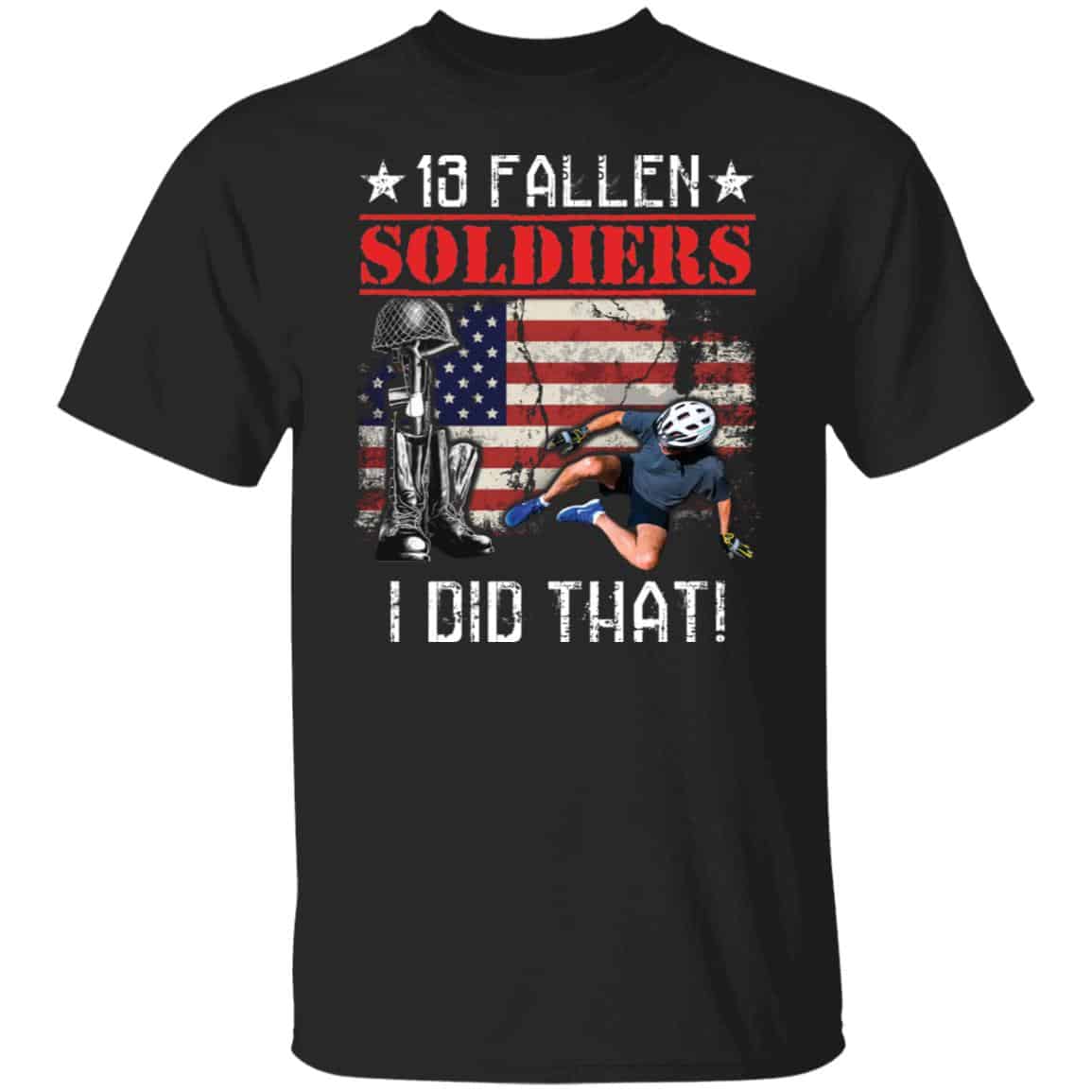 2VT. Biden 13 Fallen Soldiers 3, Black, Unisex T-Shirt
