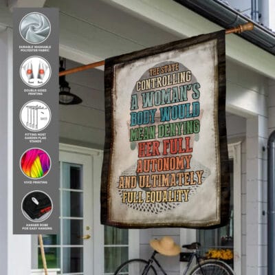 Alternative view of My Body My Choice Flag - Notorious RBG Flag, Feminism Flag, Women's Rights Flag, Women Empower Flag, Women's Rights in America