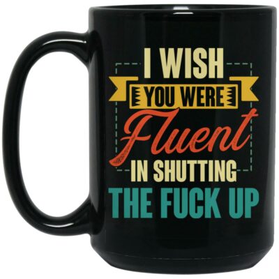 15 oz. Black Mug